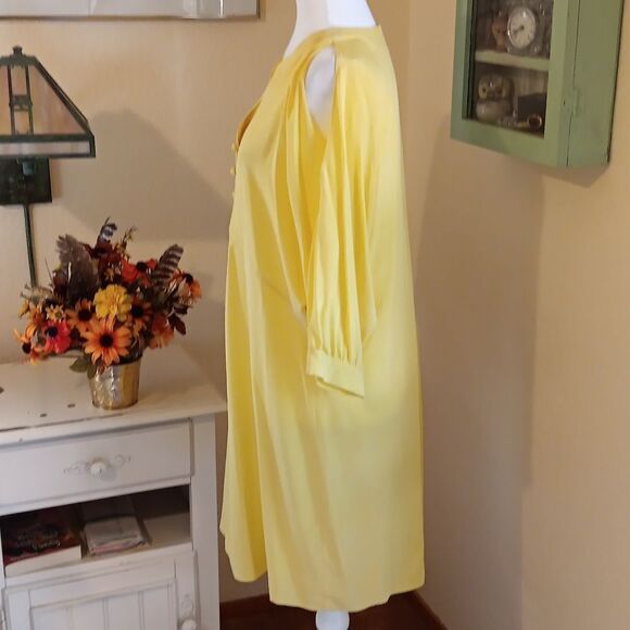 BCBGMaxazria Bright Yellow Shift Y2K - Picture 5 of 8